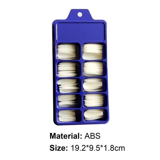 100 Teile/satz Gefälschte Nägel Volle Abdeckung Abnehmbare Maniküre Zubehör Einfarbig Falsche Nagel für Party