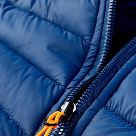 Coat Waterproof Detachable Hat Long Sleeve Stand Collar Warm Winter Jacket for Daily Wear