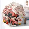 Mickey Mouse Themed Automatic Opening and Closing Umbrella, Brightly Colored 8-rib Portable Umbrella, Suitable for Men and Women, A Perfect Gift for C