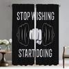 Gym Curtains for Bedroom Living Room Curtain Partition Shades Anti-mosquito Curtains 2 Pieces Halloween Decoration Kitchen Child