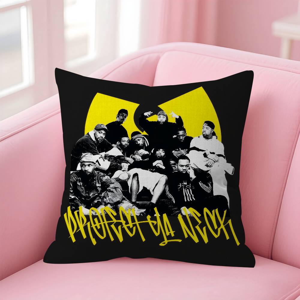 Band WWu LOGO Tang Clan    Personalized picture text home decorative pillows Household Gifts 45x45cm