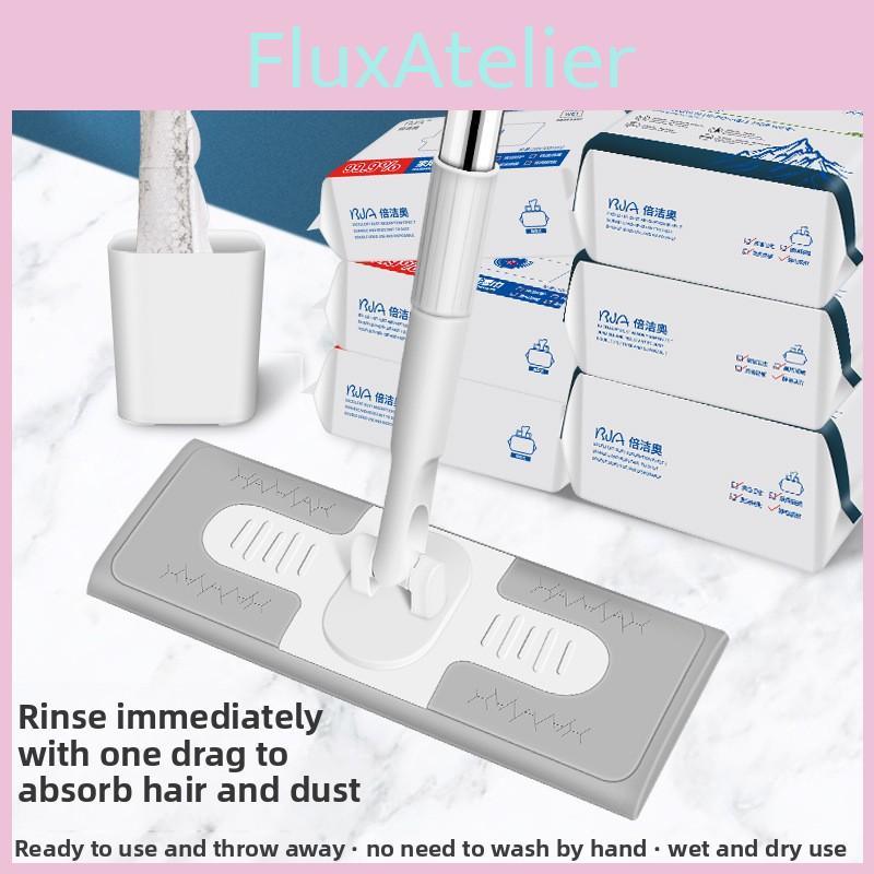 Electrostatic Floor Disposable Mop Rotating Dry Wet Cleaner Home Tool Cleaning
