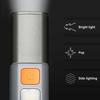 Smiling Shark SD1023 LED Flashlight Torch Light XPE Super Bright Flashlight with Hook Camping Light USB Rechargeable Zoomable