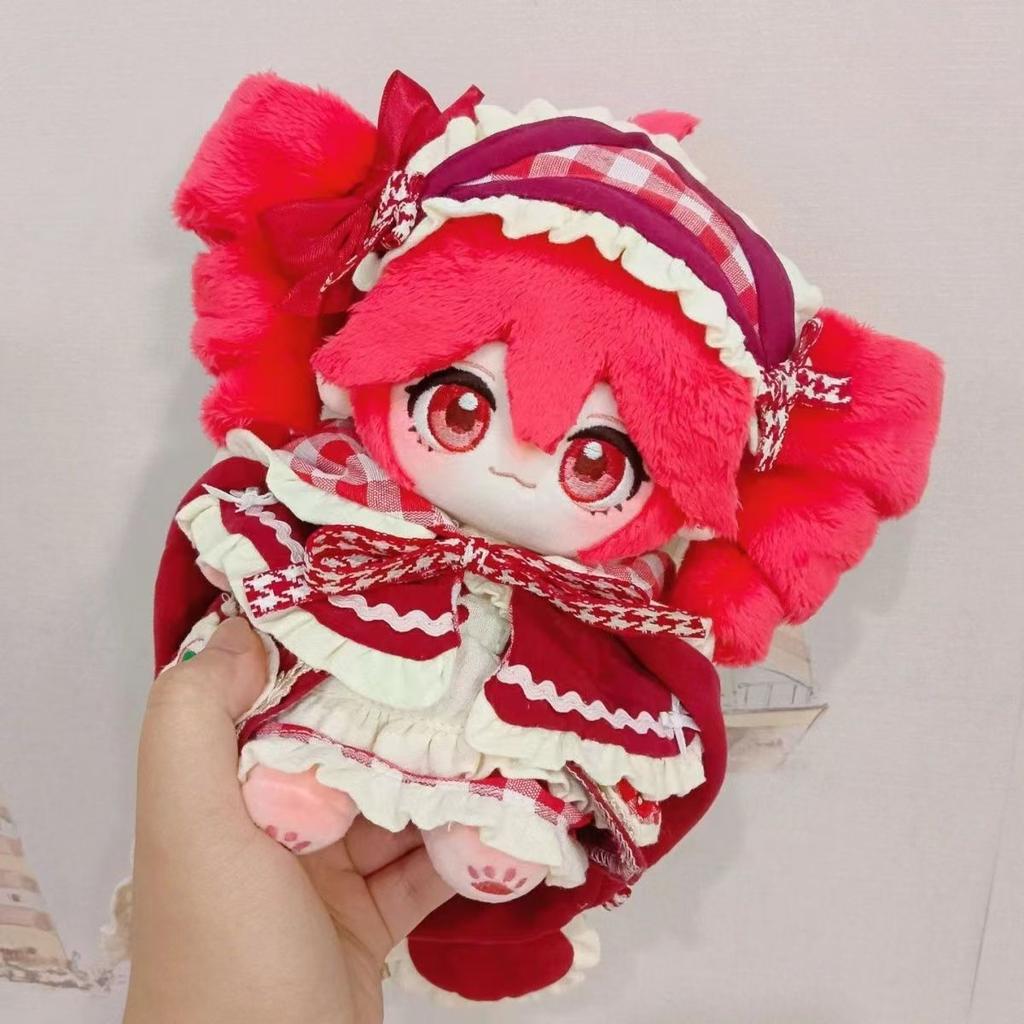 Stuffed 20cm Kasane Teto Anime Figures Cosplay Dress Up Cotton Doll Kawaii Plush Pillows Toys for Children Cartoon Gifts