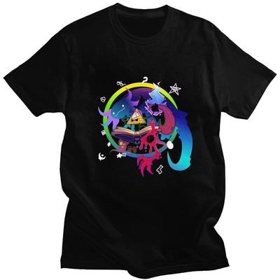 Custom Gravity Falls Printed Tshirt for Men Short Sleeve Streetwear T Shirt Fashion Cartoon T-shirts Loose Fit 100% Cotton Tee