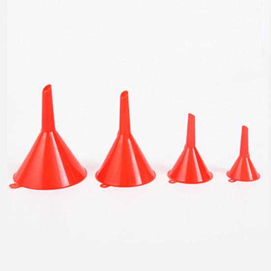 1 Set Automotive Funnels Wide Mouth Fuel Funnels Plastic Long Neck Oil Funnels Flexible Right Angle Funnels with Detachable Spout Filter