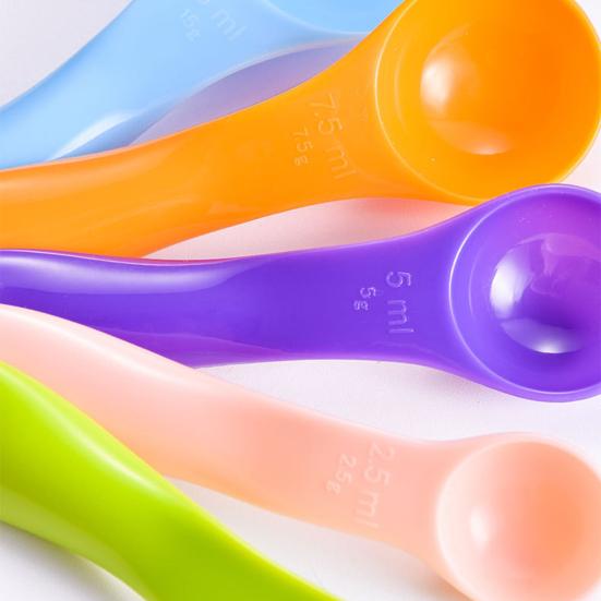 Mini Accurate 2 Scale 1/2.5/5/7.5/15g/ml Kitchen Measuring Spoons Cups Baking Tools