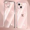 Plating Frame With Lens Protection Film Clear Phone Case For Iphone 14 13 12 11 Pro Max Xs Mini Xr X 7 8 Plus Se 2022 2020 Cover