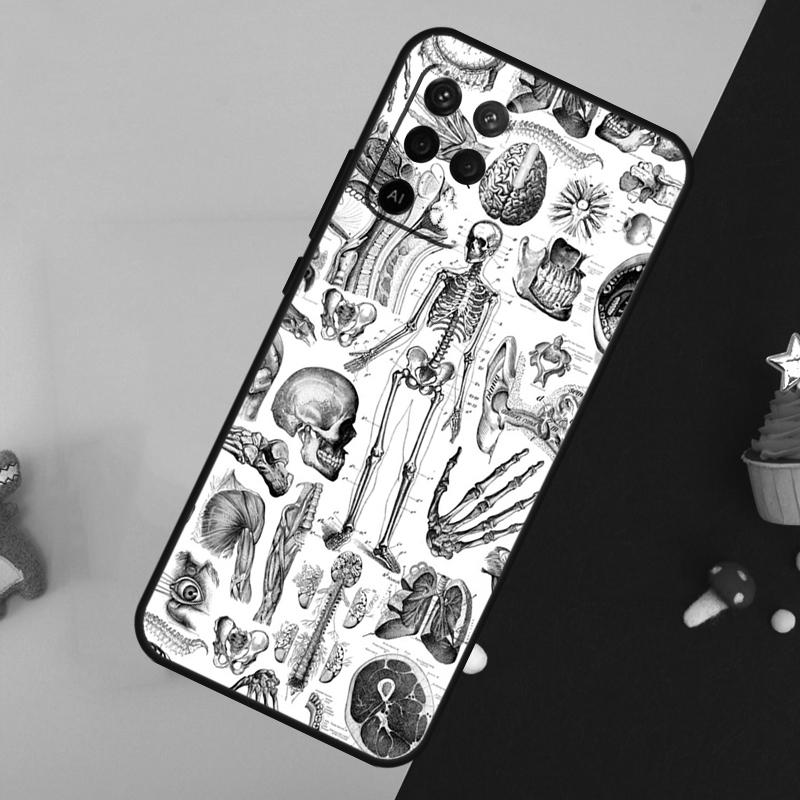 X-Ray Human Anatomy Case For Oppo A80 A60 A40 A54 A74 A94 A18 A38 A58 A78 A98 A96 A76 A16 A15 A17 A57 A5 A6 Pro