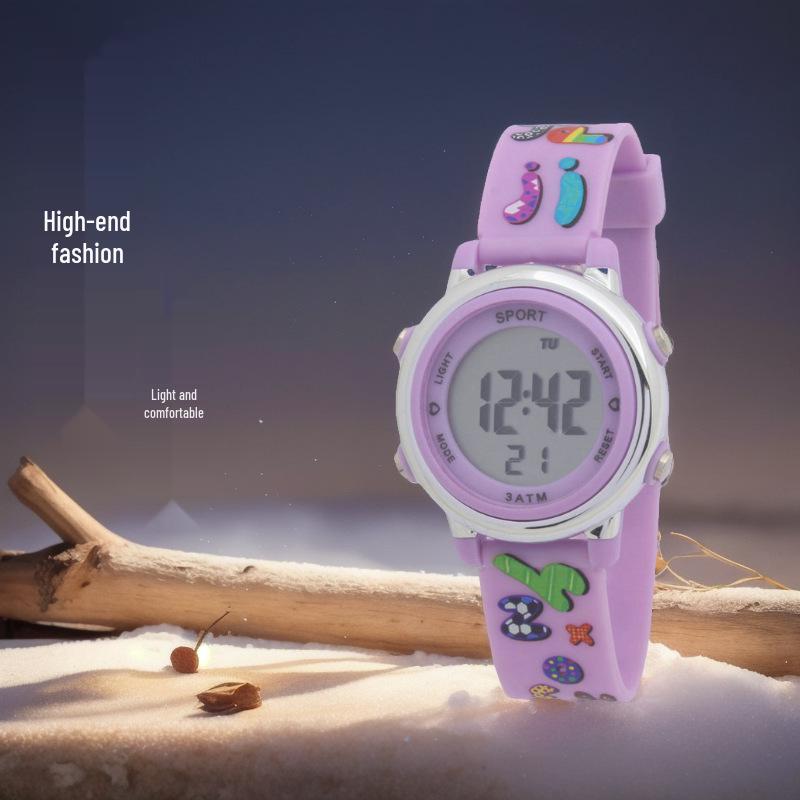Reloj Cronógrafo Digital Luminoso para Mujer - Ligero, Moderno, con Indicador de Fecha y Día