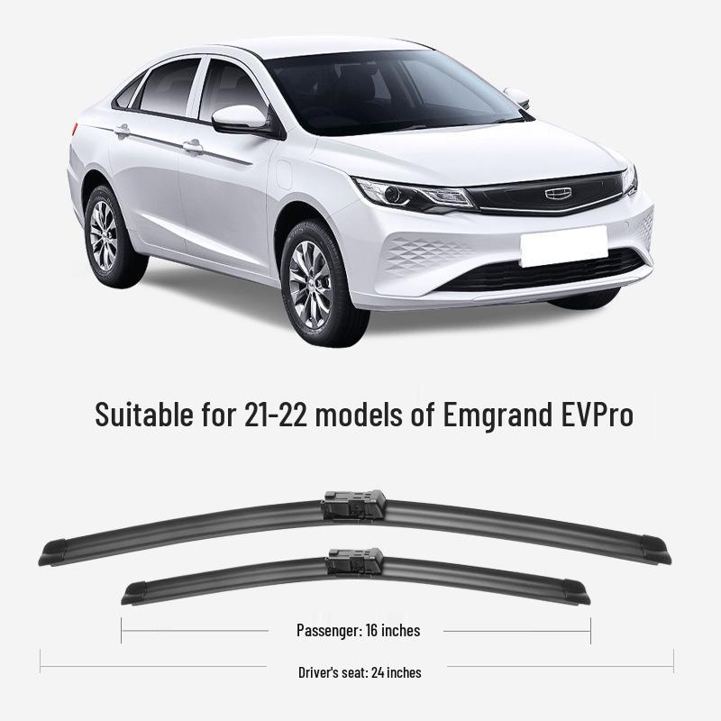 Geely Emgrand EVpro 2021-2022 Frameless Silent Wiper Blades