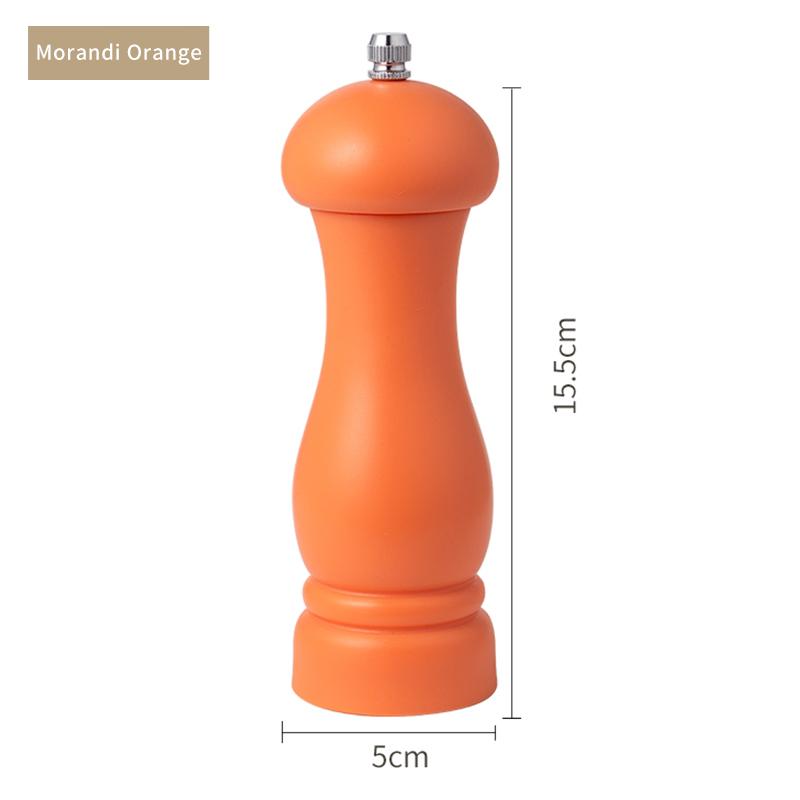 Refillable Salt and Pepper Mill Spice Herb Grinder Cafe 6 Colors Set 1