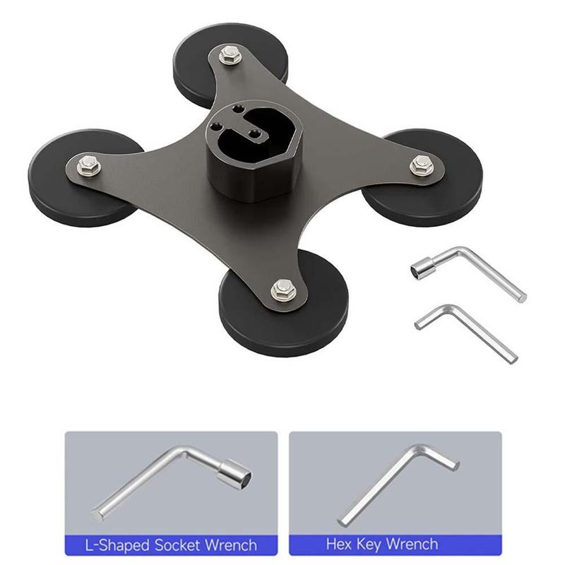 Magnetic Adapter Block for Starlink for Mini Fits Roof Racks and Vehicle Roofs Quick Release Design No drilling tallation