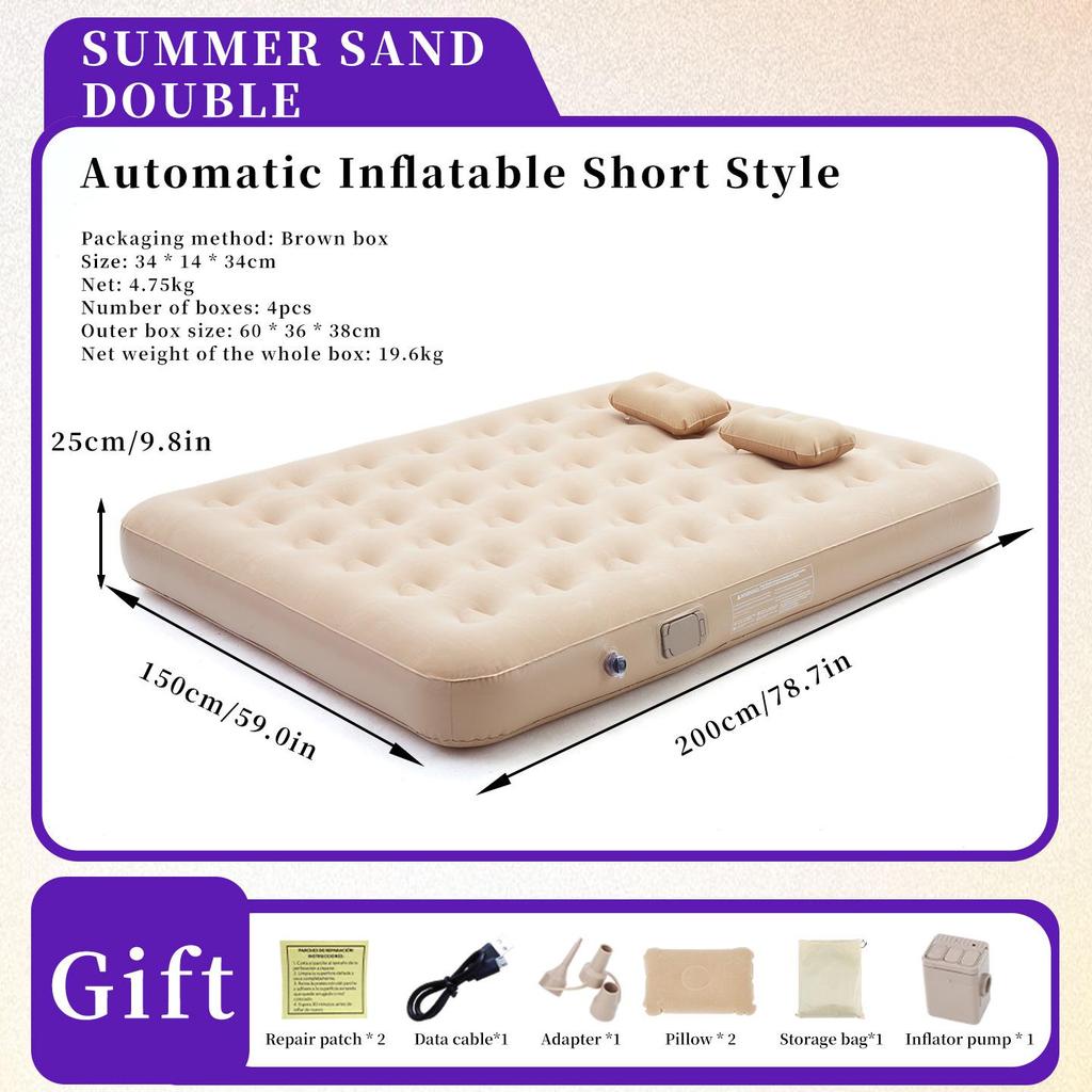 Outdoor Automatic Inflatable Tent with Thickened Camping Air Mattress
