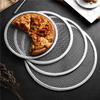 BHBD-2Pcs 9Inch Aluminum Seamless Rim Pizza Baking Screen - Perfect Crisp Enhanced Airflow 1