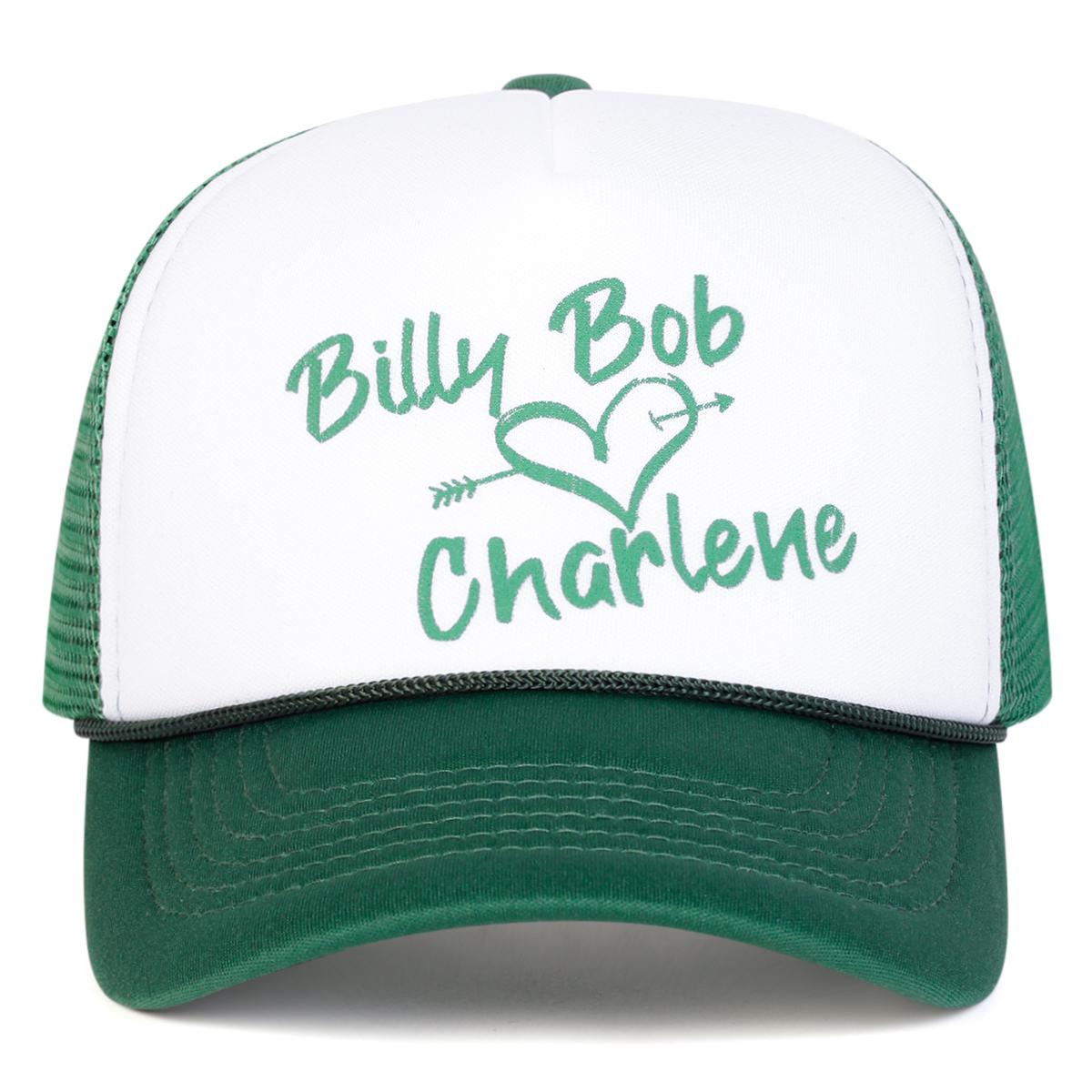 Unisex Billy Bob Charlene Letter Print Baseball Net Caps Spring Summer Outdoor Adjustable Casual Hats Sunscreen Hat Sports Cap