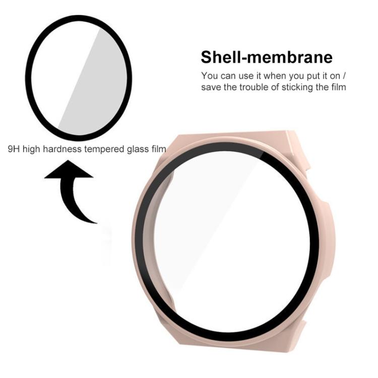 For Huawei Watch GT 3 Pro 46mm PC + Tempered Glass Watch Case