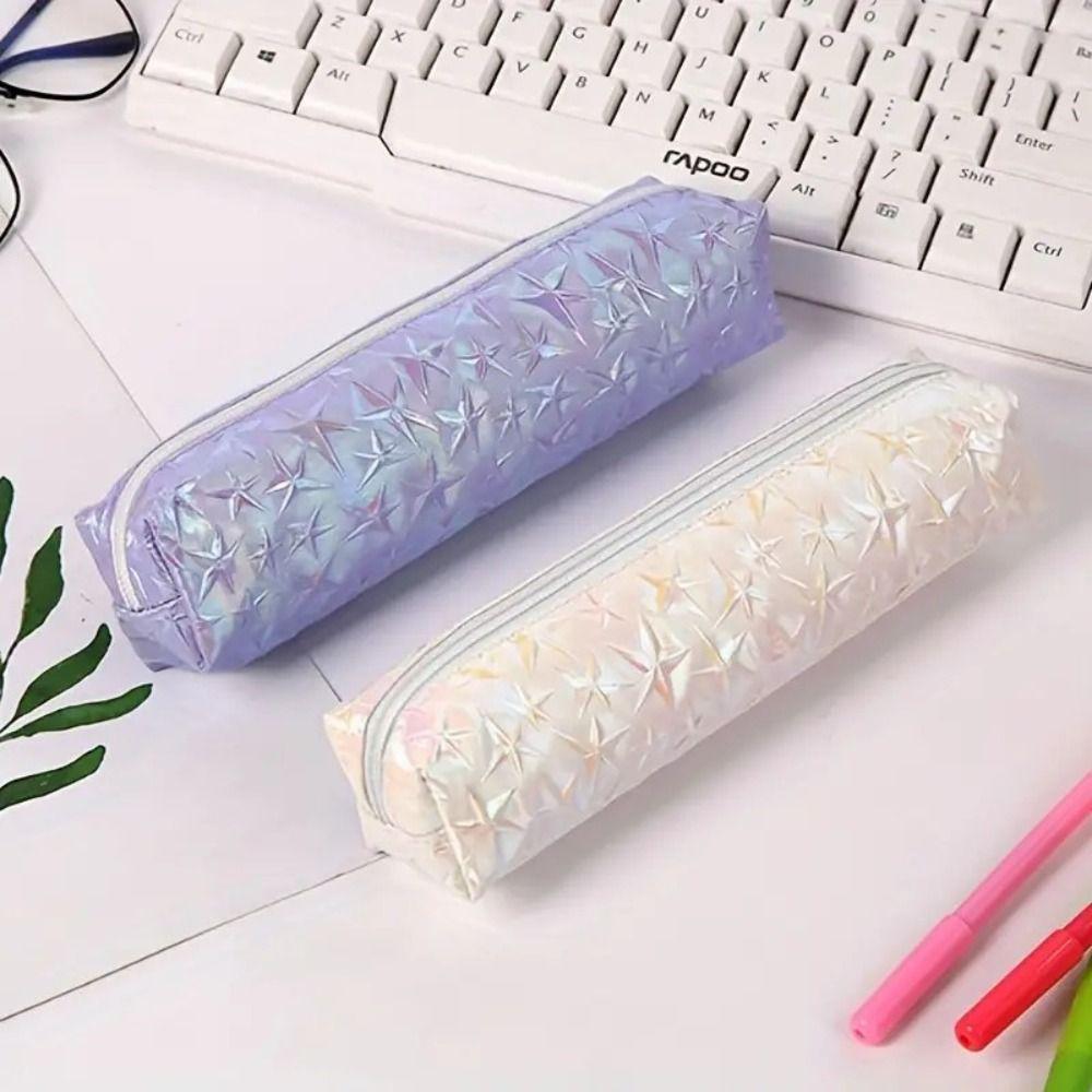 

Треугольный пенал из кожи ПУ, минималистичный школьный канцелярский мешок, школьные канцелярские принадлежности