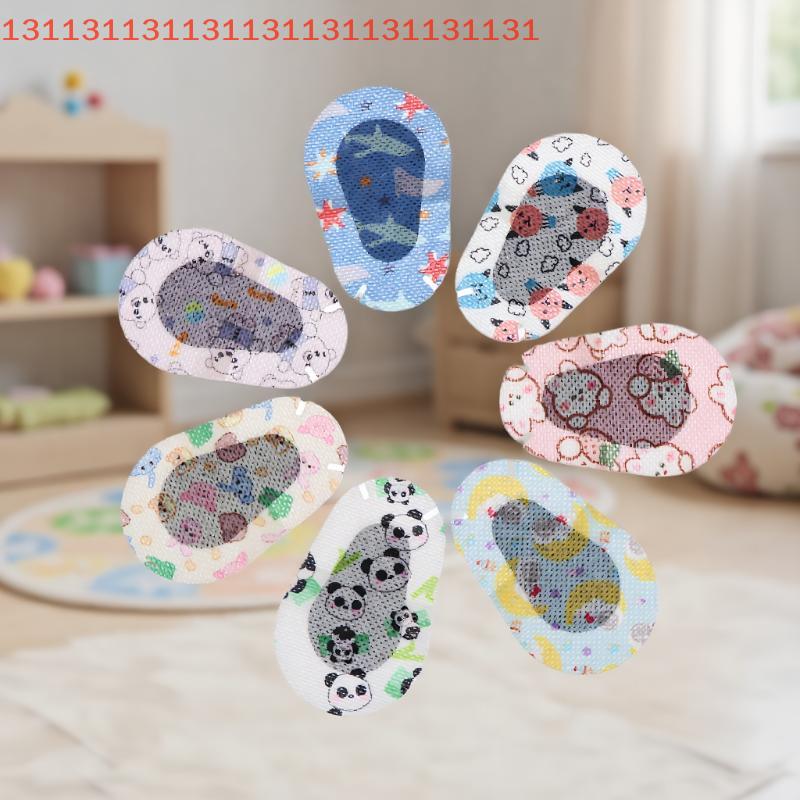 10Pcs/Set Soft Eye Training Eyeshade for Children Amblyopia Orthoptic Lazy Eye Patches Corrected Eye Mask for Kids