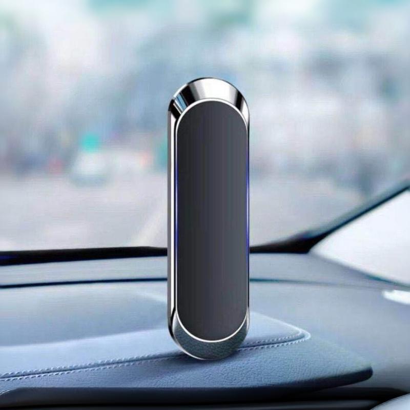 Slim Magnetic Car Phone Holder Strong Adhesion Portable Design For Dashboard Home Office Daily Use