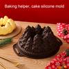 Volcano Forest Pastry Mold Silicone Cake Mold Flexible Baking Pan for DIY Cakes Chocolate Non-Stick Heat Resistant Easy Demolding Dessert Mold