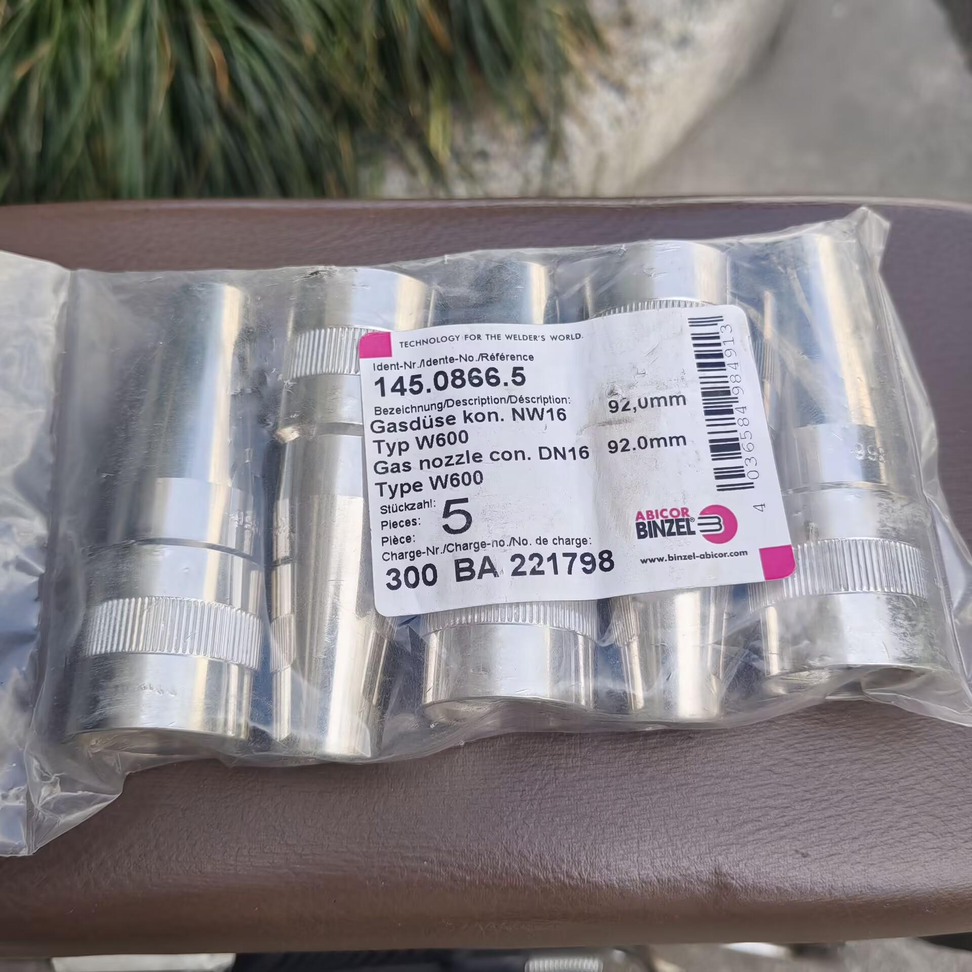 

Binzel Contact Tip Holder with Nozzle, 92mm (142.0263.10 / 145.0866.5)