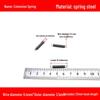 Micro Precision Extension Tension Spring Set with Hooks, 0.4mm Wire Diameter, 3-5mm Outer Diameter