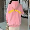 Retro American Hip Hop Letter Print Hoodie Sweatshirt