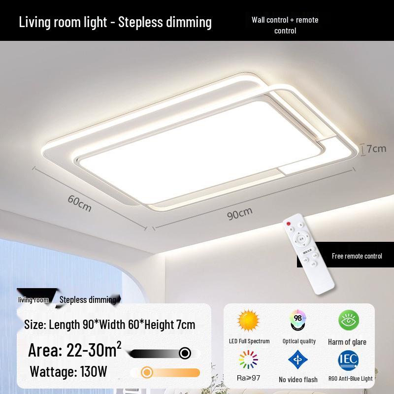 Modern Minimalist Eye Protection Ceiling Light for Living Room and Bedroom