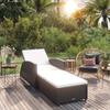 Day and Night - Day and Night Lounger with Cream White Synthetic Rattan Cushion