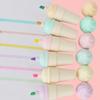 Set de Marcadores Resaltadores de Dibujos Animados de Mini Helado - Marcadores Multicolor para Dibujar y Efectos de Acuarela
