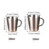 Doppelwandige Edelstahl-Trinktasse Tragbare Thermoskanne Edelstahl-Kaffeebecher für Zuhause
