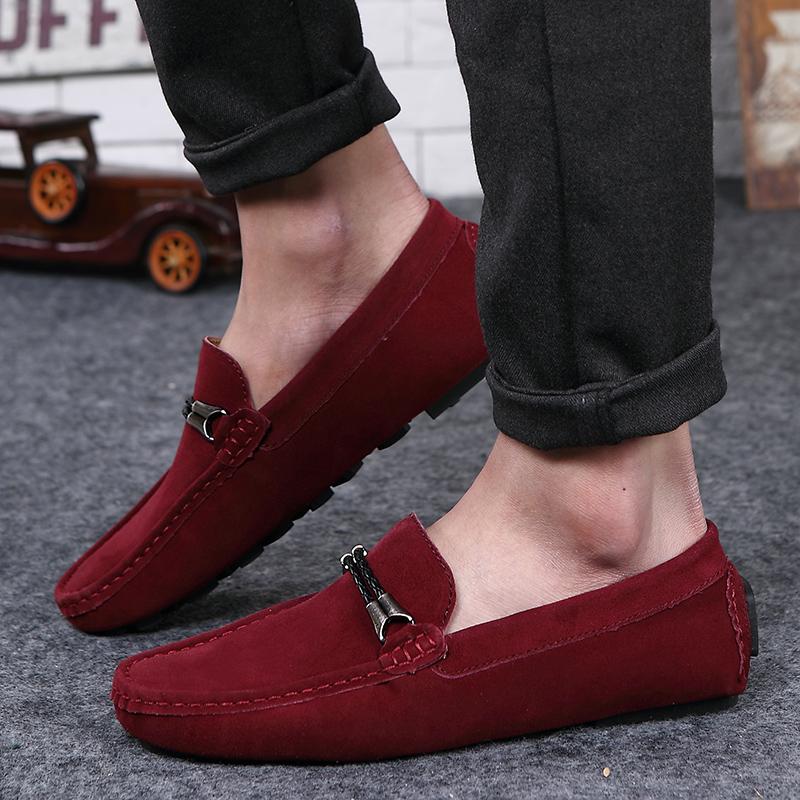 Fashion Lightweight New Men's Loafers All-match Mens Slip on Driving Shoes Luxury Brand Men Casual Flats Breathable Mens Walking Shoes
