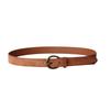 Luxury Design Suede Leather Belt Pin Buckle Waistband Fashion Business Waist Belt  For Women