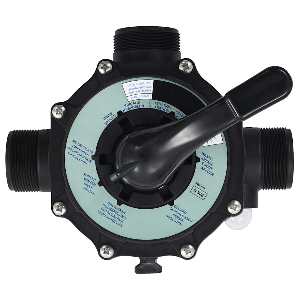 6 Way Multiport Valve for Sand Filter ABS 1.5