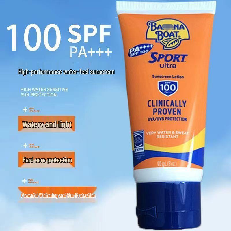 

Солнцезащитный лосьон Banana Boat SPF100, водостойкий и устойчивый к поту, для тренировок на открытом воздухе, унисекс, 90 мл 90ml