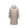 Anta Lifestyle Series Sports Retro Water-Resistant Windproof Solid Fog Gray Long Down Jacket Men Outerwear 152618904-1