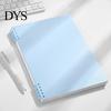 Durable Planner for Home A5 Spiral Notebook, Lined /Horizontal Grid/Blank Inner Page, Bound School Morandi Solid Color Cover Sketchbook Office