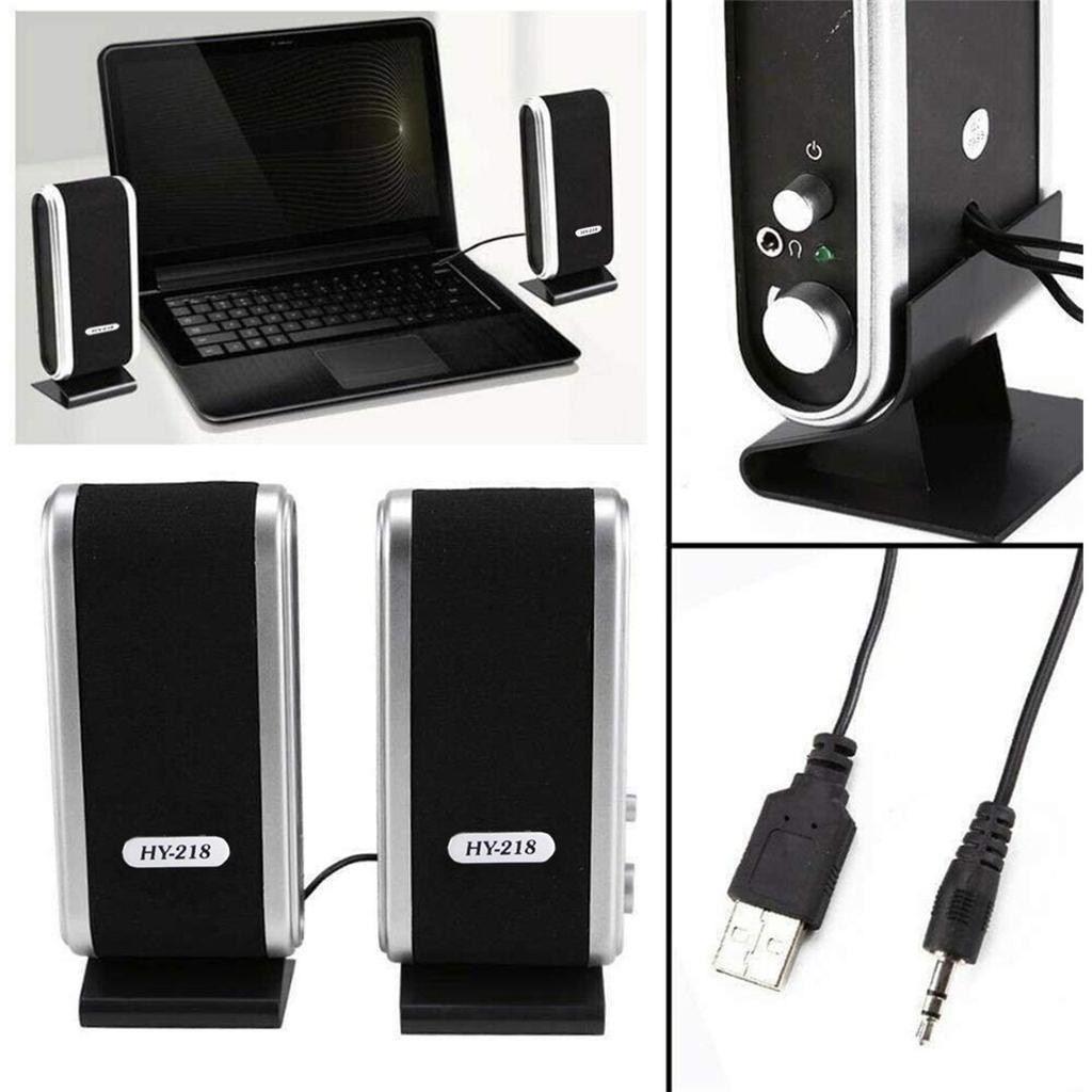 Compact USB Mini Speakers for Laptops and Phones
