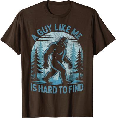 Ein Typ wie ich ist schwer zu finden Wald Bigfoot Lustiges Unisex-T-Shirt