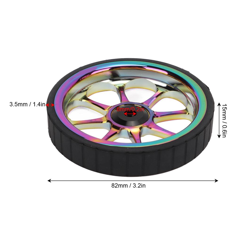 Aluminum Alloy Folding Bike Easy Wheel 82mm Widened Bearing Easy Wheel for Brompton 3sixty Folding Bike Folding Bike Easy Wheel