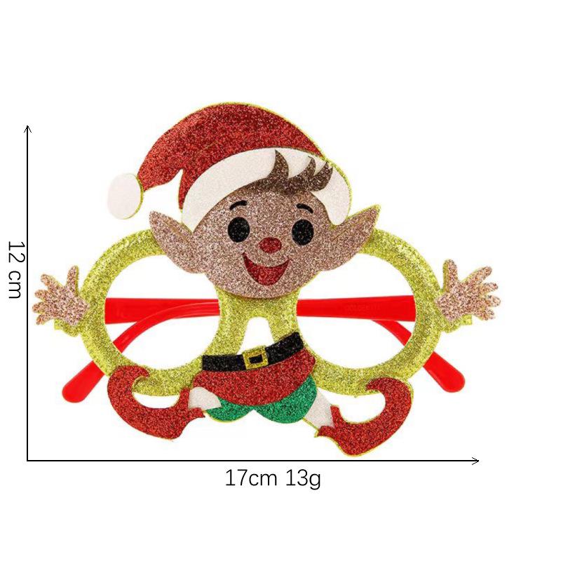 Festive Headband Eyeglass Frames: Christmas, Halloween, Valentine's Day & Party Glasses with Santa Claus Design