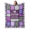 Wish You All the Best! Digital-printed Polyester Bedroom Velvet Flannel Soft Sofa Cover Blanket Fleece Soft Sofa Cover Blankets
