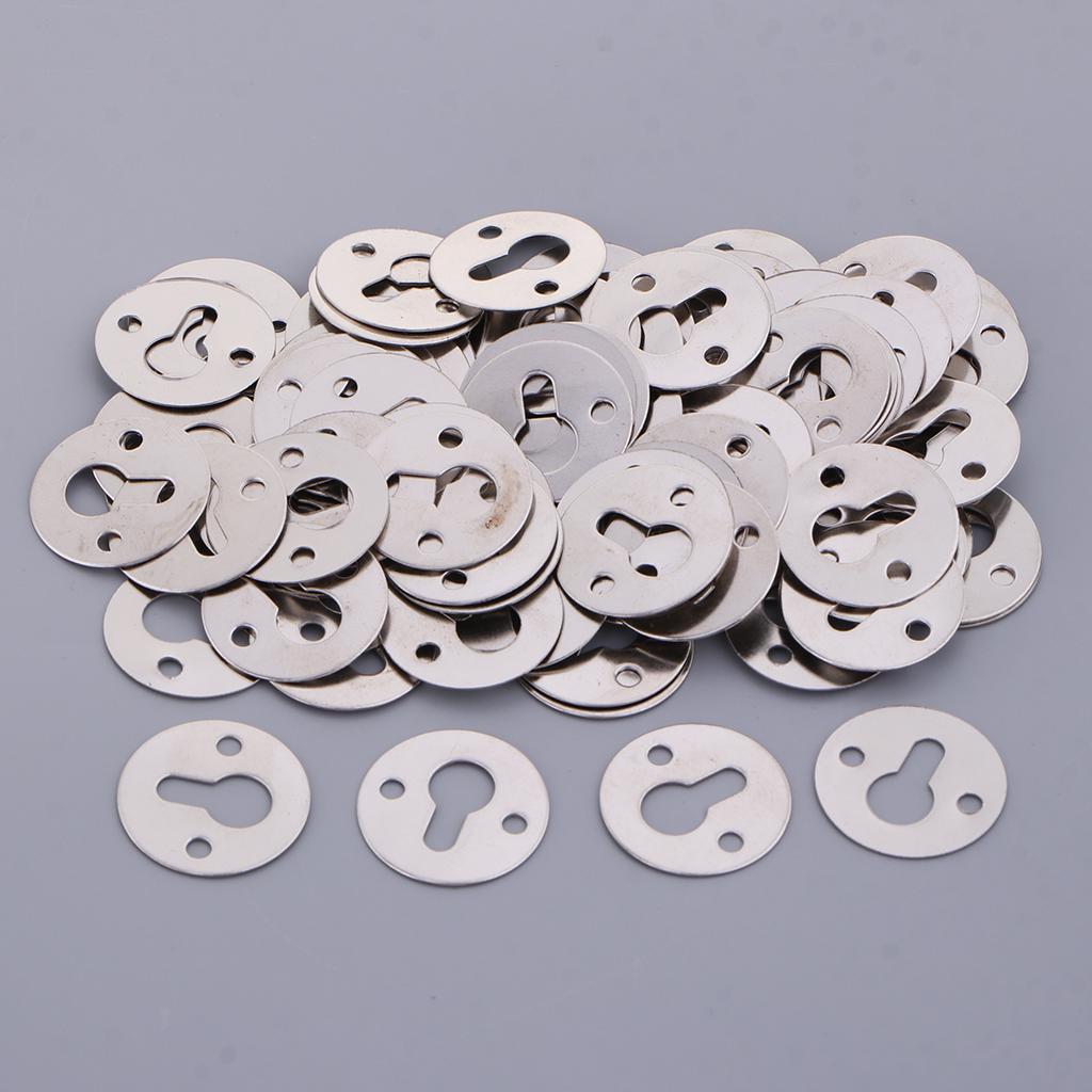 Buy 100x Metal Round Keyhole Shelf Brackets Hangers for Picture Frame