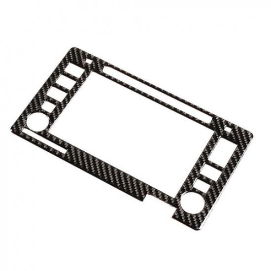 Soft Carbon Fiber GPS Navigation Screen Panel Trim Fits Toyota Tacoma 2016-21