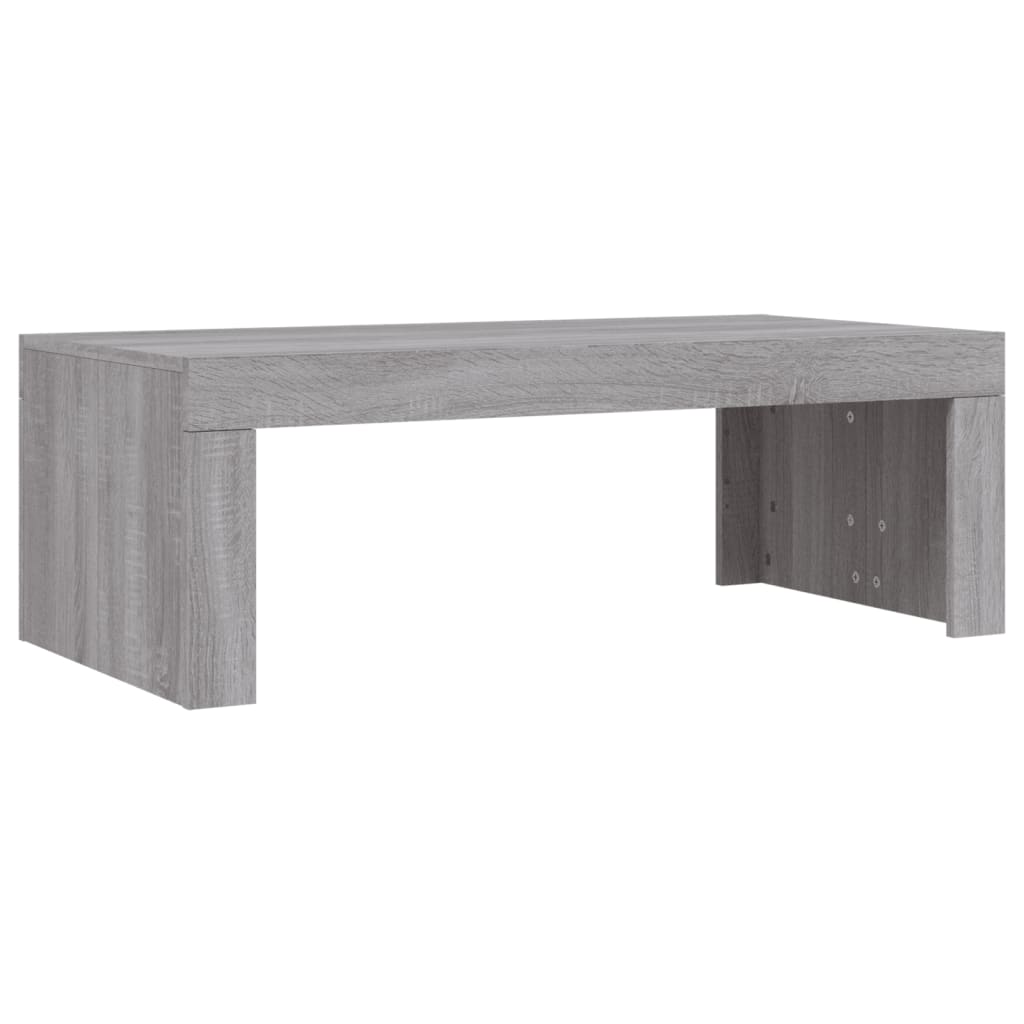 Coffee Table Gray Sonoma 102 X 50 X 36 Cm Engineered Wood