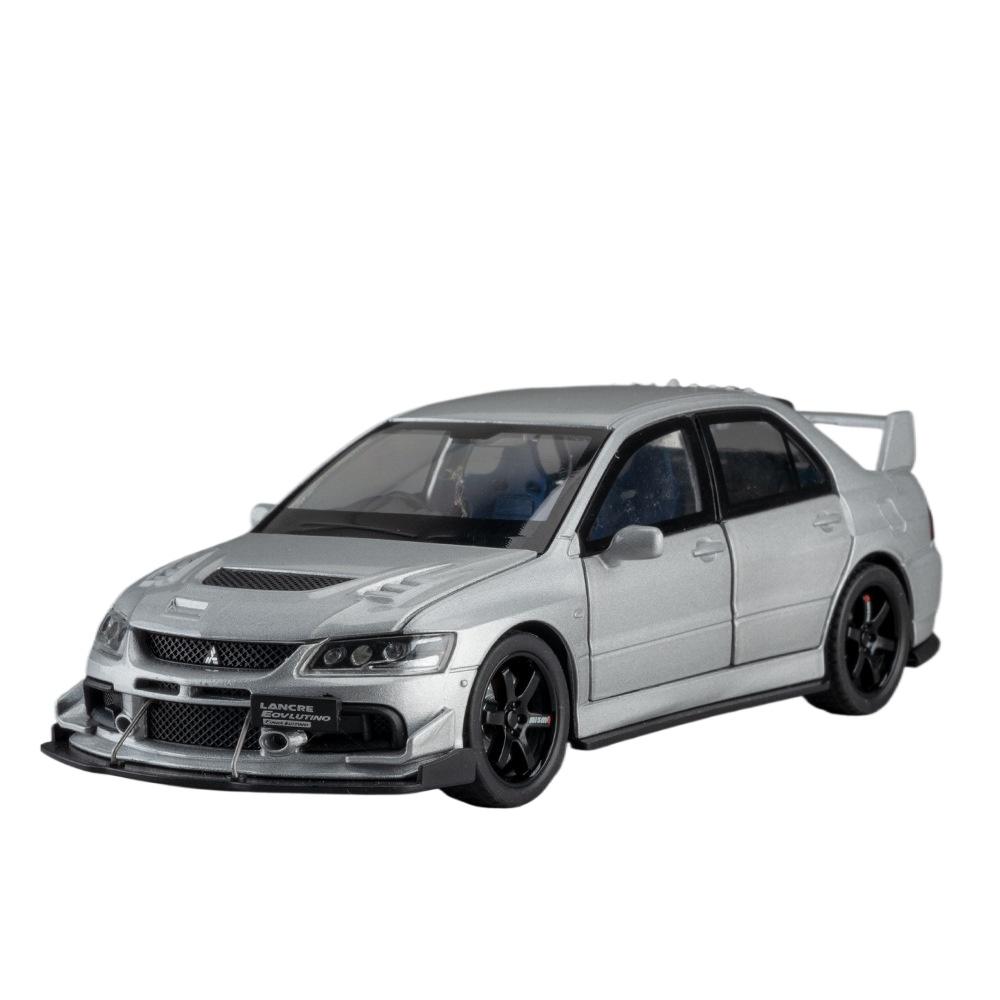 1/32 Mitsubishi Lancer EVO Final Edition Racing Toy Car Model Diecast Metal Miniature Collection Gift for Children Boys