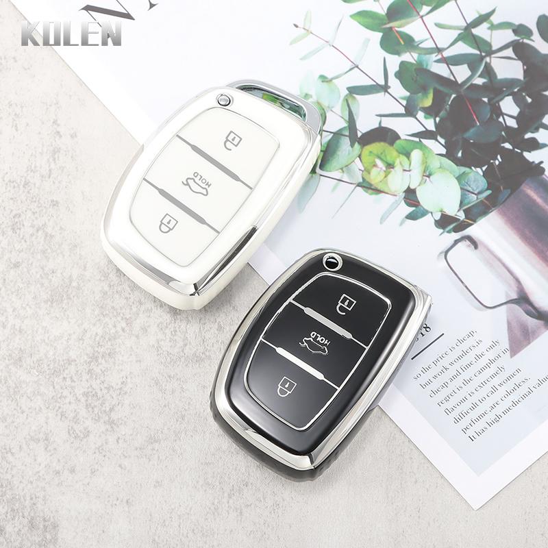 Tpu Car Key Case Cover Fob For Hyundai Tucson Sonata Fe Creta Ix25 Ix35 Ix45 I10 I20 I30 I40 Verna Solaris Mistra Elantra Accent