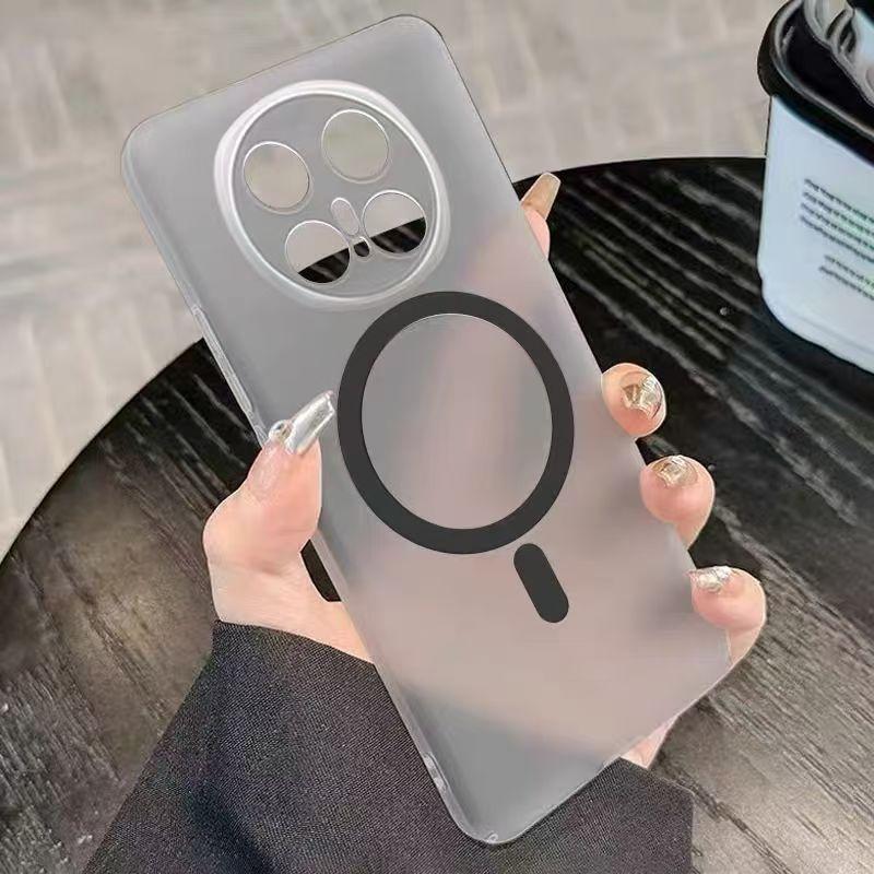 Applicable to Honor Magic8 mobile phone case 400Pro ice mist magnetic suction Power ultra-thin skin-friendly feel anti-drop and simple