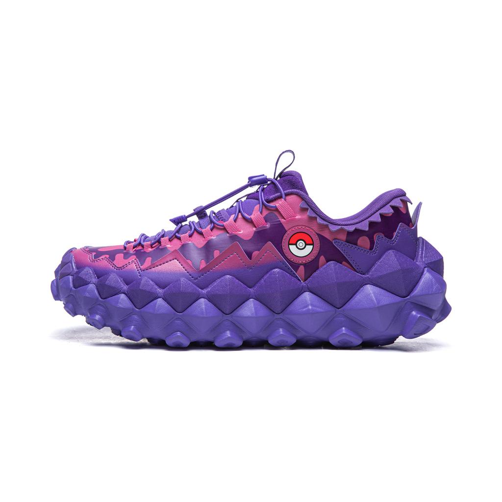 Li Ning Pokemon X  Trendy Minimalist Fashion Shock Absorbing Durable Low Top Casual Shoes Unisex Casual Shoes AZGV219-1